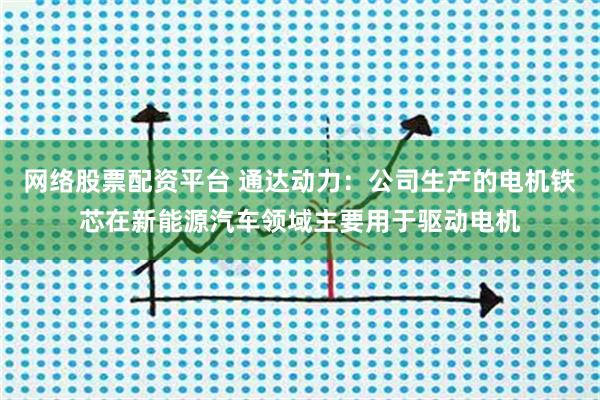 网络股票配资平台 通达动力：公司生产的电机铁芯在新能源汽车领域主要用于驱动电机