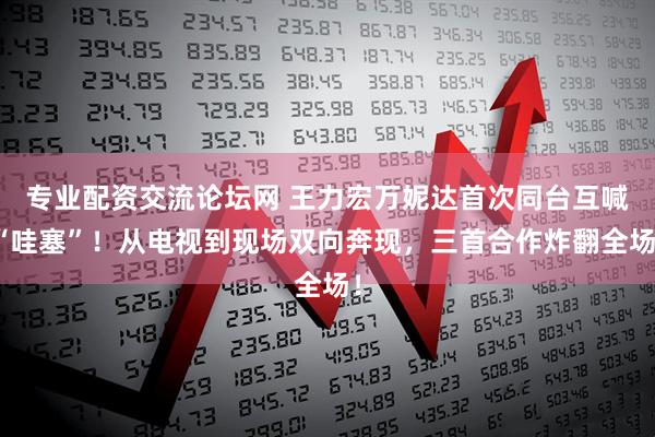 专业配资交流论坛网 王力宏万妮达首次同台互喊“哇塞”！从电视到现场双向奔现，三首合作炸翻全场！